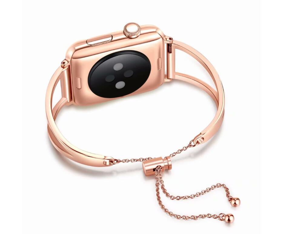 Compatible with Apple, Watch Bands Adjustable Stainless Steel