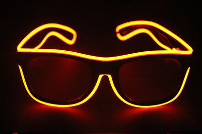 NEW Fashion 7 Colors Flashing EL Wire Led Glasses Party