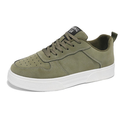 Men's Lace-up Flat Shoes Fashion Casual Round-toe