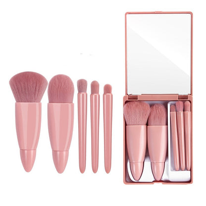 5Pcs Makeup Brushes Tool Set Cosmetic Powder Eye Shadow Foundation Blush Blending Make Up Brush
