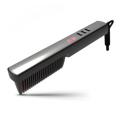 LED Display Anion Straight Hair Comb