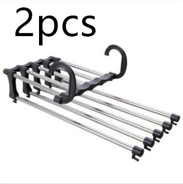 Magic non-slip s-type home pants rack