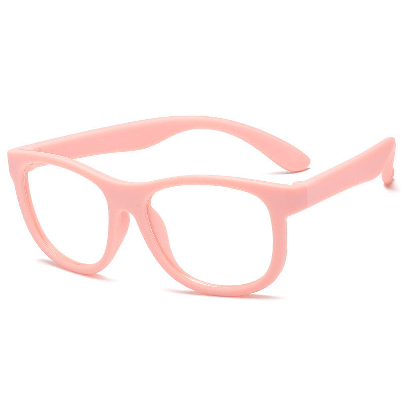 Boys And Girls Anti Blue Glasses Children's Anti UV Flat Glasses