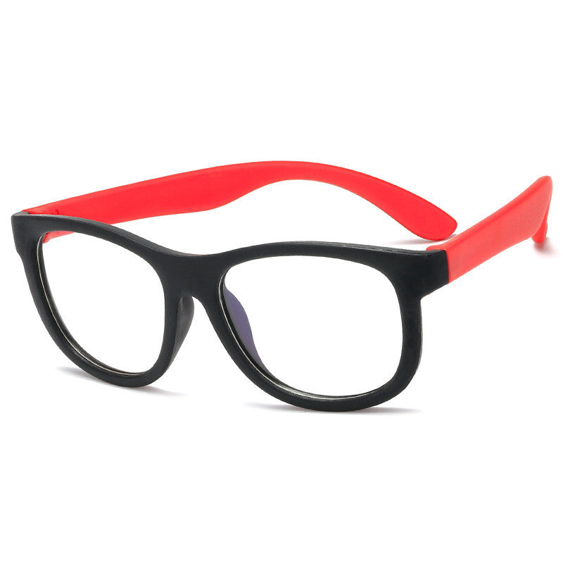 Boys And Girls Anti Blue Glasses Children's Anti UV Flat Glasses