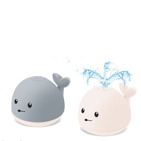 Baby Cute Cartoon Whale Floating Spraying Water Bath