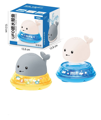 Baby Cute Cartoon Whale Floating Spraying Water Bath