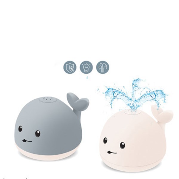 Baby Cute Cartoon Whale Floating Spraying Water Bath