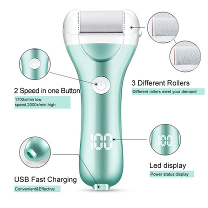 Charged Electric Foot File For Heels Grinding Pedicure