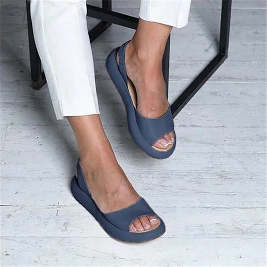 Fashion Fish Mouth Flat Sandals Women Europe and America