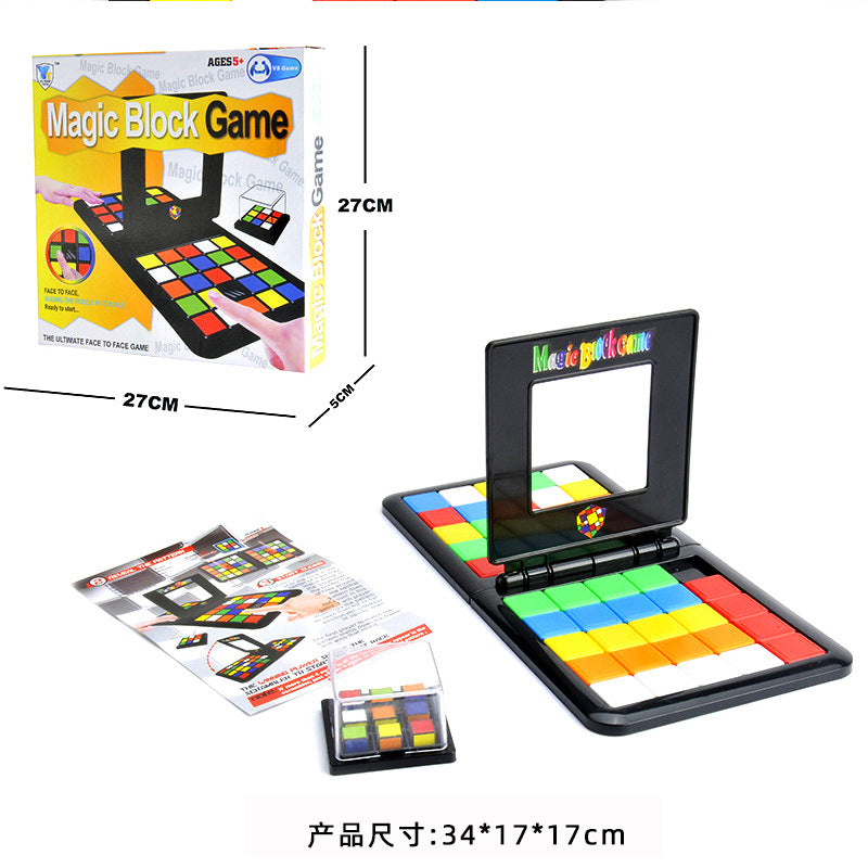 Color Battle Square Race Game Parent-Child Square Desktop
