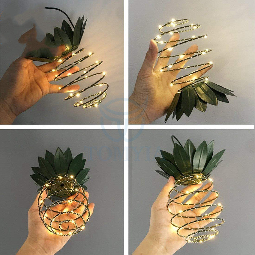 Outdoor Waterproof Garden Pineapple Solar Lights Path