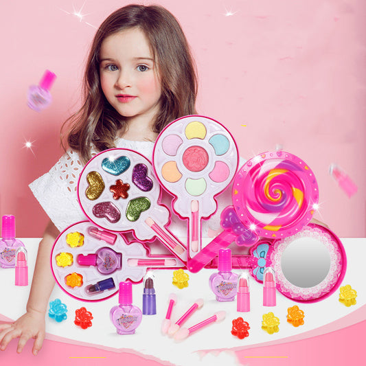 Kids Cosmetics Make Up Set Washable Beauty Makeup Box