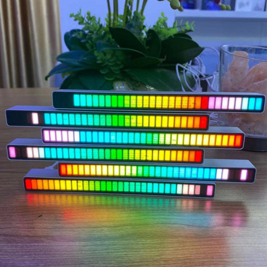 Creative Music Rhythm Lamp for Car Office Home Bedroom Sound Control