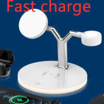 Compatible with Apple, 3 In 1 Magnetic Wireless Charger 15W Fast Charging Station