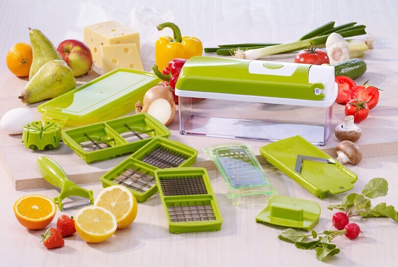 12pcs Multifunctional Vegetable Chopper Slicer Dicer