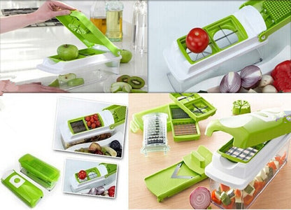 12pcs Multifunctional Vegetable Chopper Slicer Dicer