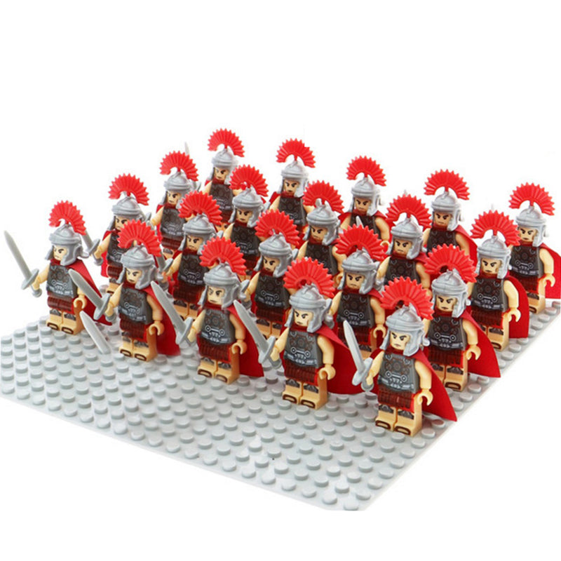 Medieval Lord of the Rings Gondor Soldier Blue Lion Castle Building Block Minifigures