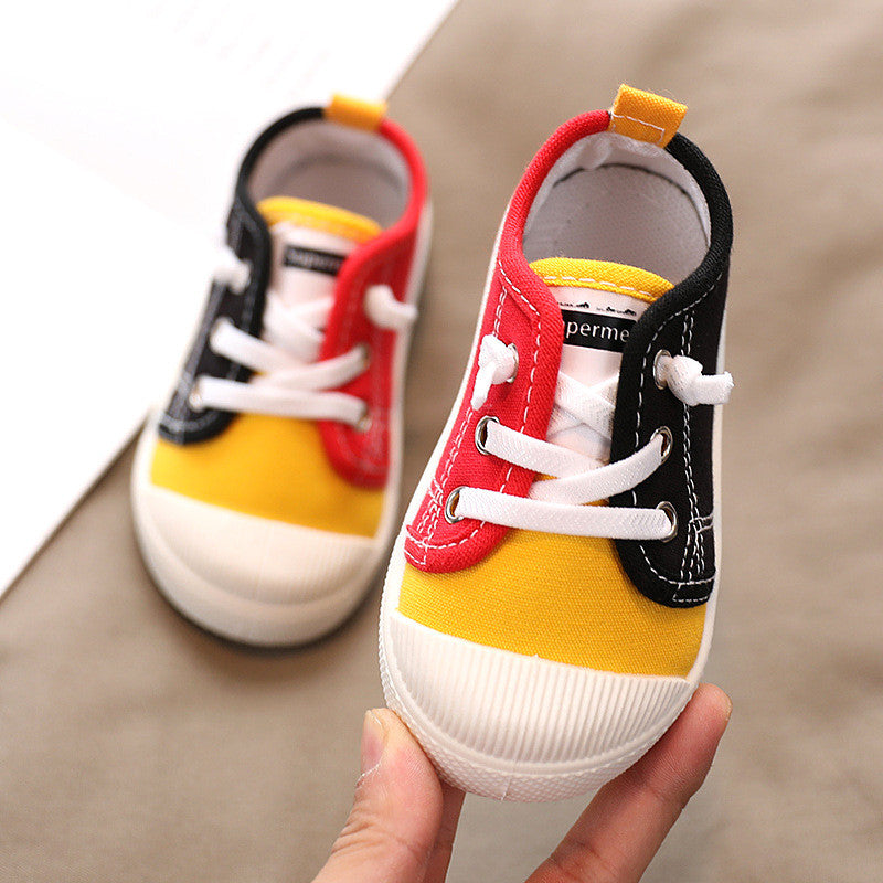Kindergarten Indoor Shoes Baby Cloth Shoes Children Canvas Shoes