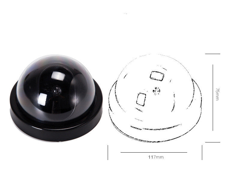 Black Plastic Smart Indoor Outdoor CCTV Security Camera