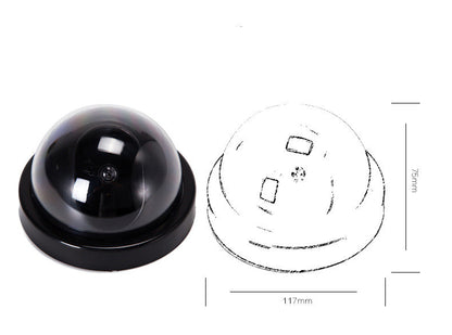 Black Plastic Smart Indoor Outdoor CCTV Security Camera