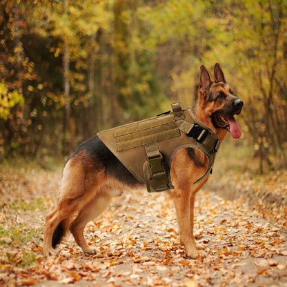 Outdoor Tactical Dog Vest For Large Dogs