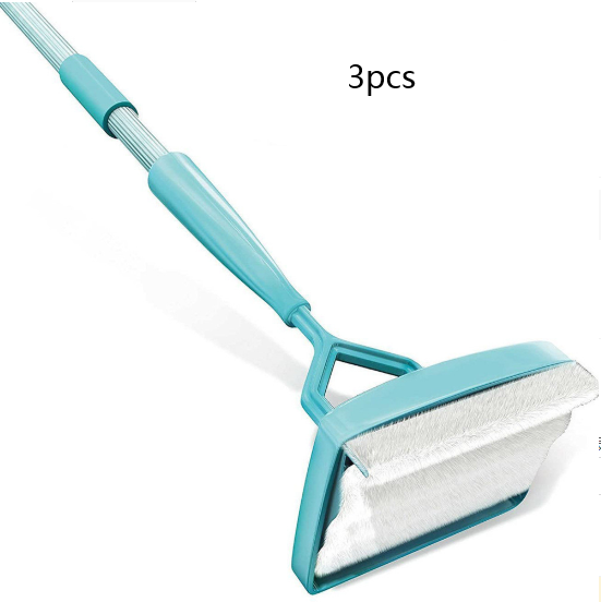 Retractable Cleaning Brush Stainless Steel Handle Cleaning Bar