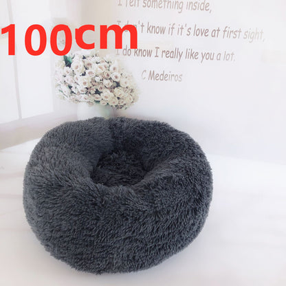 Cotton Pet Bed Winter Warm Sleeping Bed For Dogs Kennel