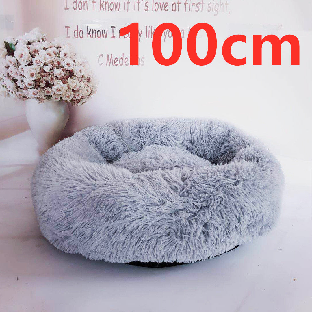 Cotton Pet Bed Winter Warm Sleeping Bed For Dogs Kennel