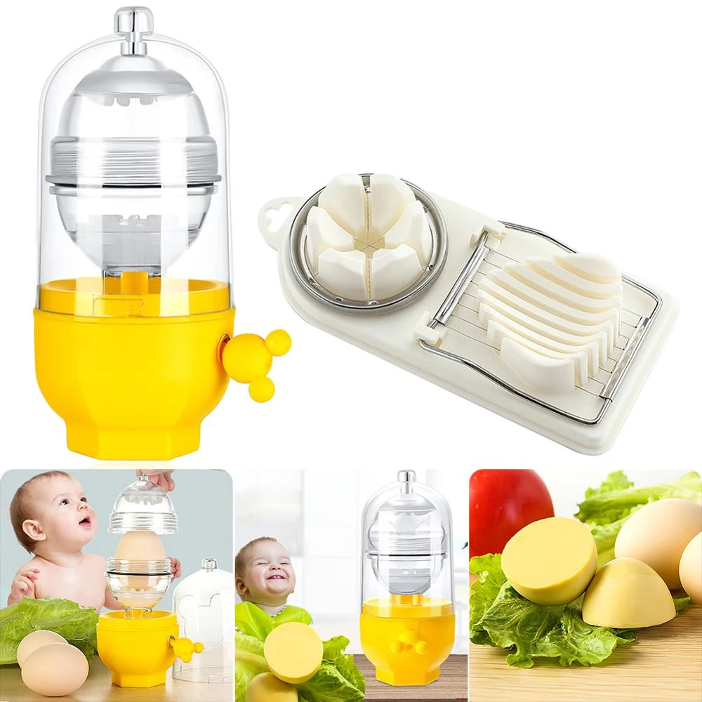 Eggs Mixing Maker Manual Blender Egg Stirring Golden Eggs Puller