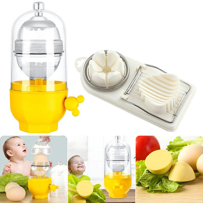 Eggs Mixing Maker Manual Blender Egg Stirring Golden Eggs Puller