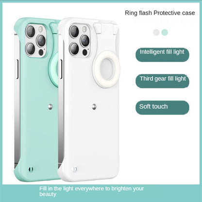 Compatible With Fill Light Selfie Beauty Ring Phone Case