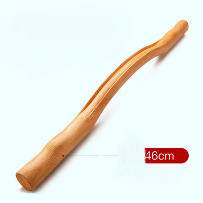 Beech Rolling Stick, Household Scraping Stick, Dry Tendon Stick Massage Stick