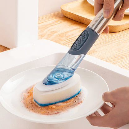 New Multifunctional Dish Brush Household Kitchen Oily Sponge
