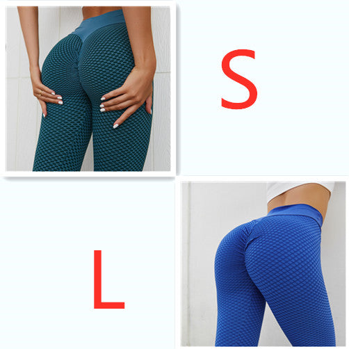 Plaid Leggings Fitness Yoga Pants Women's Seamless High Waist Leggings