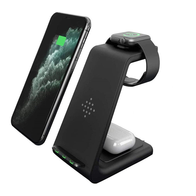 Wireless Charger Compatible Three-In-One Charging Stand