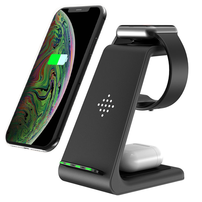 Wireless Charger Compatible Three-In-One Charging Stand