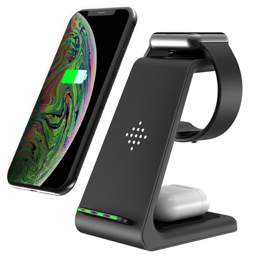 Wireless Charger Compatible Three-In-One Charging Stand