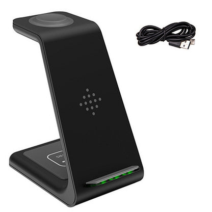 Wireless Charger Compatible Three-In-One Charging Stand