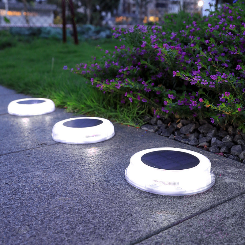 8Led Solar LED Light Outdoor Lawn Lamp Garden Light Courtyard