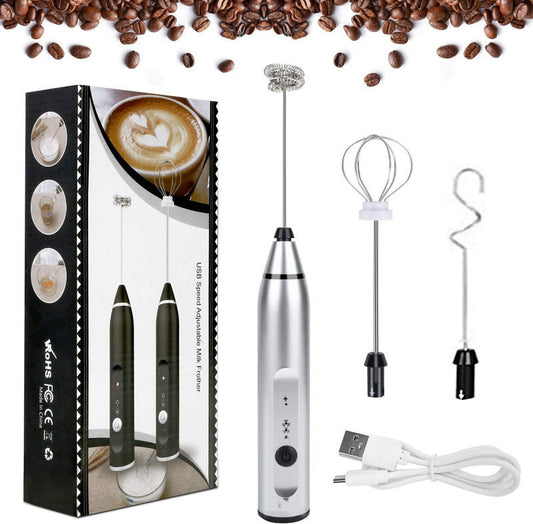 Rechargeable Electric Milk Frother Automatic Kitchen Juice