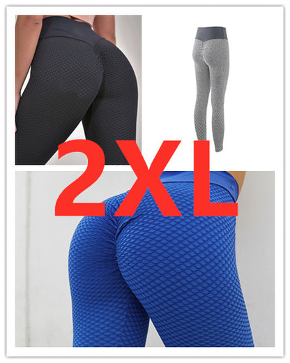 Plaid Leggings Fitness Yoga Pants Women's Seamless High Waist Leggings