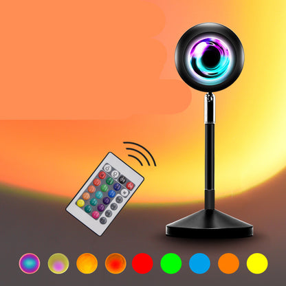 Upgrade Rainbow Sunset Projector Lamp Atmosphere Light