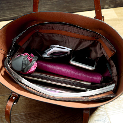 Simple Oil Wax Leather Messenger Shoulder Bags