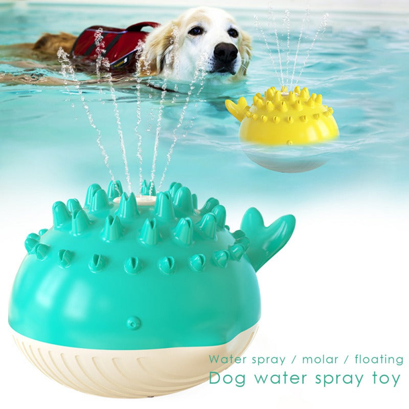 Summer Electric Floating Swimming Pet Bathing Water Spray Dog Toy Pet Supplies