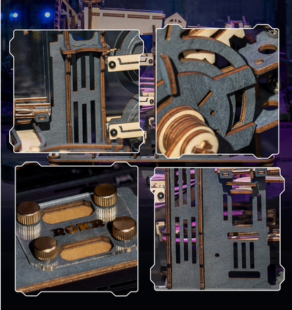 Marble Night City 3D Wooden Puzzle Games