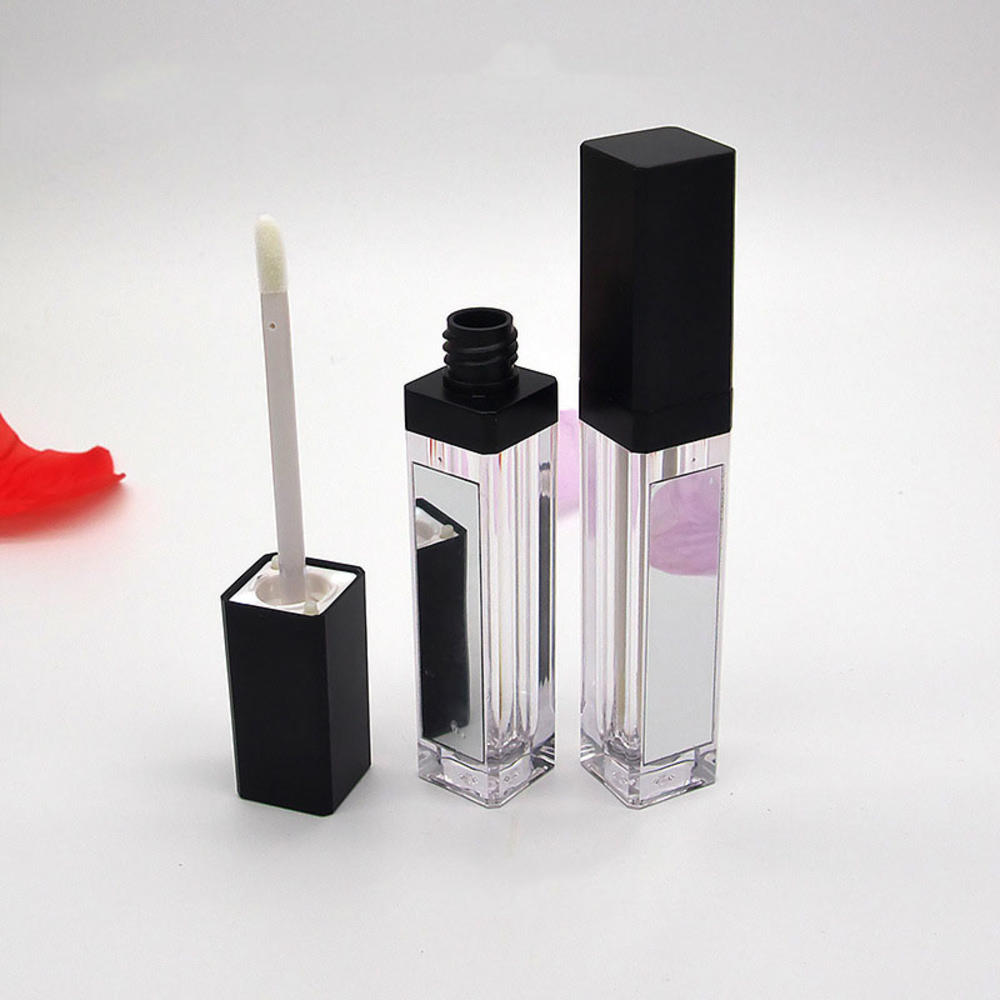 Lip Glaze Tube With Mirror Empty Tube Mirror With LED Light Lip