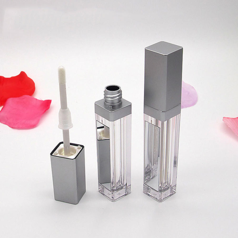 Lip Glaze Tube With Mirror Empty Tube Mirror With LED Light Lip