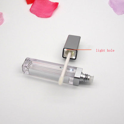 Lip Glaze Tube With Mirror Empty Tube Mirror With LED Light Lip