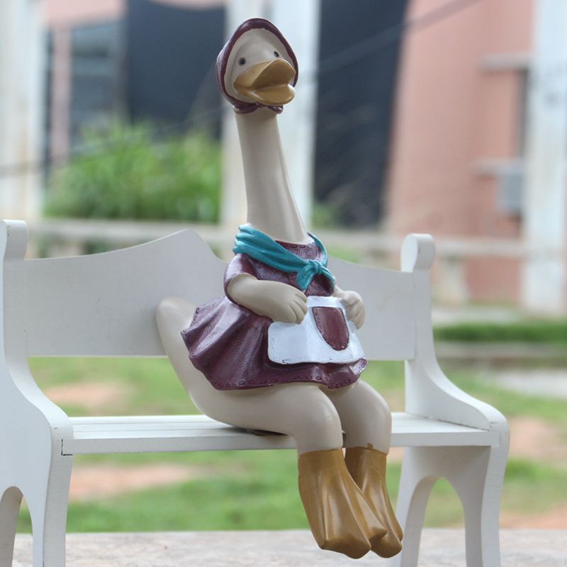 Creative Resin Couple Duck Ornaments