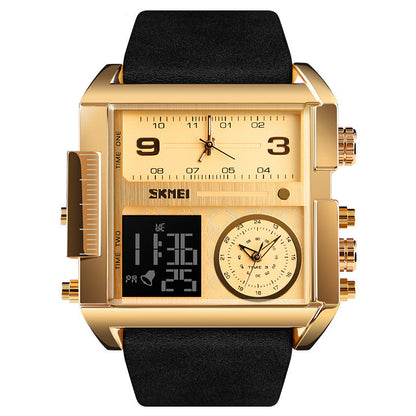 Square Large Dial Watch Men'S Business